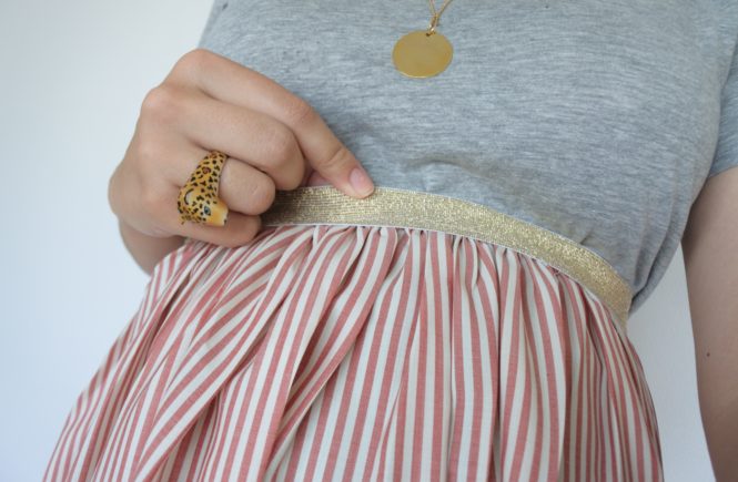 La  jupe élastiquée