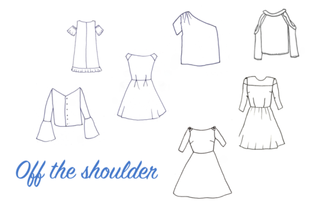 Revue de patrons #4 : Off the shoulder !