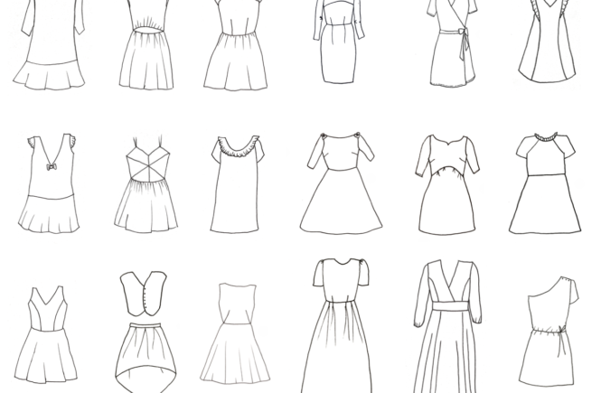 Revue de patrons #12 : la robe de cérémonie