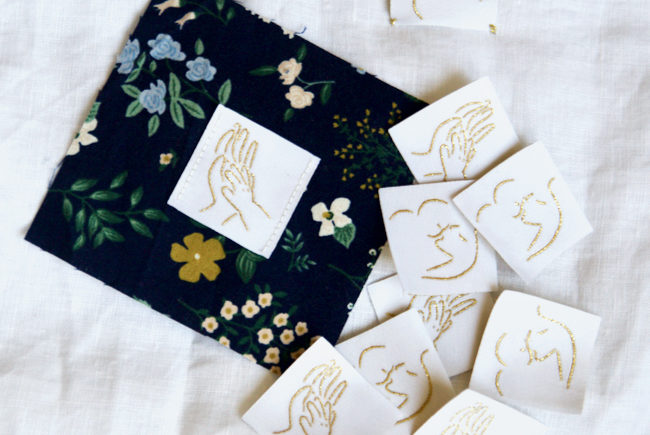 Nos étiquettes à coudre, pleines de tendresse